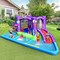 Octopus Inflatable Water Slide Park with Ball Pit and Splash Pool for Kids Purple